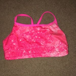 pink sports bra from old navy
